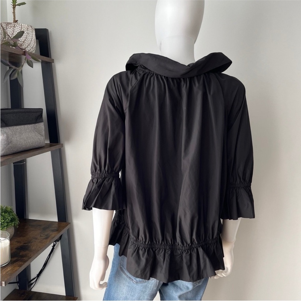Stacey Zhang Black Women's Ruffle vest Size M - Picture 3 of 6